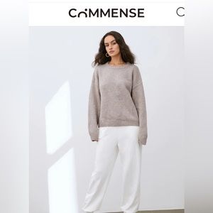 New with Tags NWT Commense Lightweight Cloud Weather Pullover Sweater Large